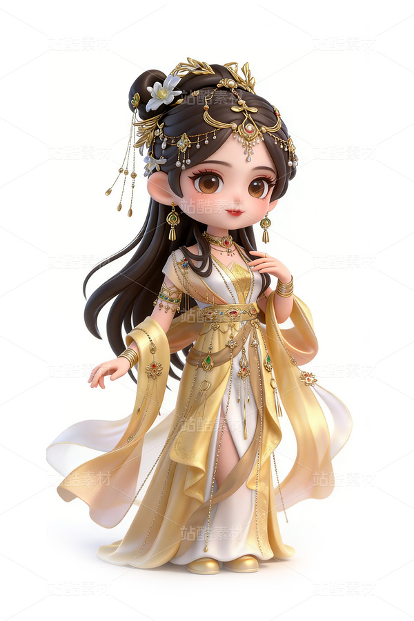 古風(fēng)Q版中國風(fēng)可愛古裝美少女（主預(yù)覽-13088260） - 未分類 - 站酷設(shè)計(jì)師皓月Chloe原創(chuàng)素材 - 站酷ZCOOL