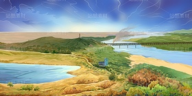 風(fēng)景插畫（導(dǎo)航-13088273） - 未分類 - 站酷設(shè)計師中胡子原創(chuàng)素材 - 站酷ZCOOL