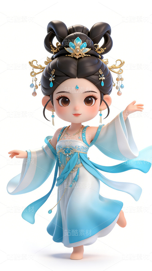 中國(guó)風(fēng)古裝古風(fēng)Q版可愛唐風(fēng)美少女（主預(yù)覽-13088292） - 未分類 - 站酷設(shè)計(jì)師皓月Chloe原創(chuàng)素材 - 站酷ZCOOL
