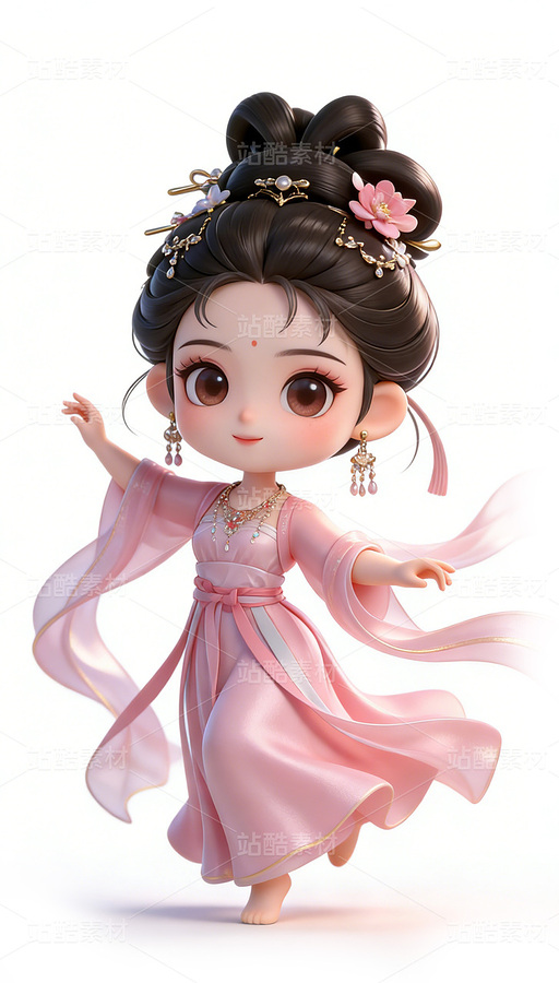 中國風(fēng)古裝古風(fēng)Q版可愛唐風(fēng)美少女（主預(yù)覽-13088293） - 未分類 - 站酷設(shè)計師皓月Chloe原創(chuàng)素材 - 站酷ZCOOL