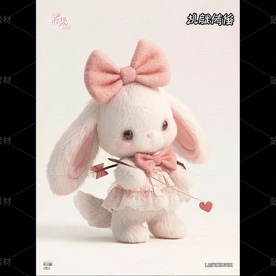 软萌兔子玩偶系列 粉嫩少女心卡通创意设计(主预览-13088425) - 未分类 - 站酷设计师幻野纪原创素材 - 站酷ZCOOL