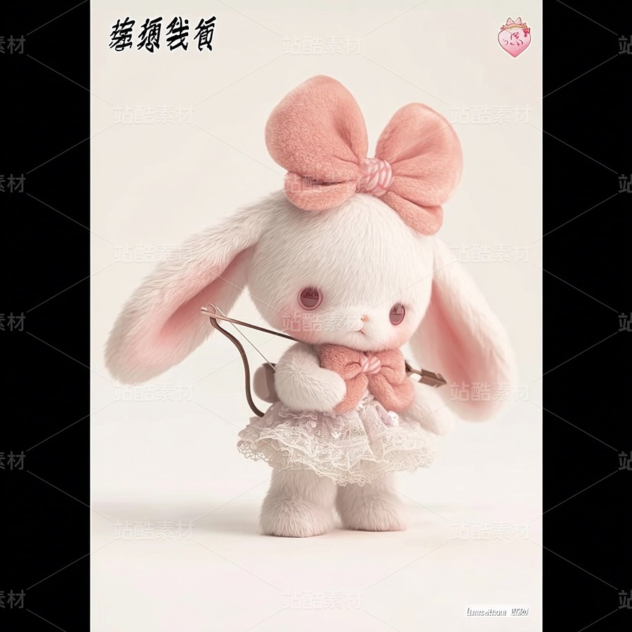 软萌兔子玩偶系列 粉嫩少女心卡通创意设计(主预览-13088426) - 未分类 - 站酷设计师幻野纪原创素材 - 站酷ZCOOL