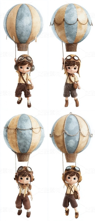 探險(xiǎn)旅行男孩系列 趣味靈動(dòng)卡通人物設(shè)計(jì)素材包（主預(yù)覽-13088500） - 未分類 - 站酷設(shè)計(jì)師幻野紀(jì)原創(chuàng)素材 - 站酷ZCOOL