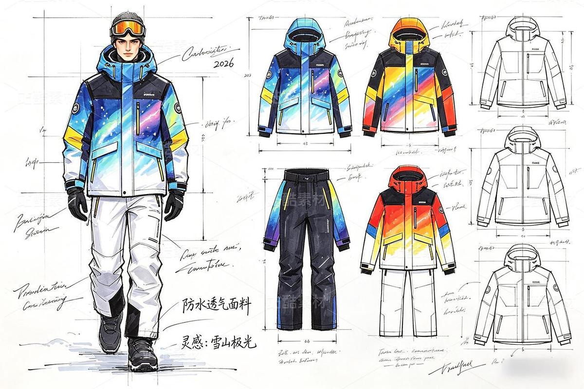 2026滑雪服设计（主预览-13088750） - 未分类 - 站酷设计师欲阳城原创素材 - 站酷ZCOOL