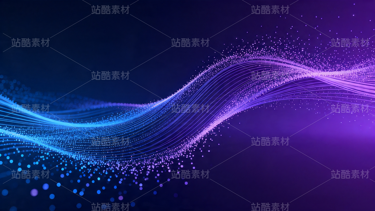 藍(lán)紫色粒子科技背景動(dòng)效大屏（主預(yù)覽-13089114） - 未分類 - 站酷設(shè)計(jì)師胖子好幾百斤原創(chuàng)素材 - 站酷ZCOOL