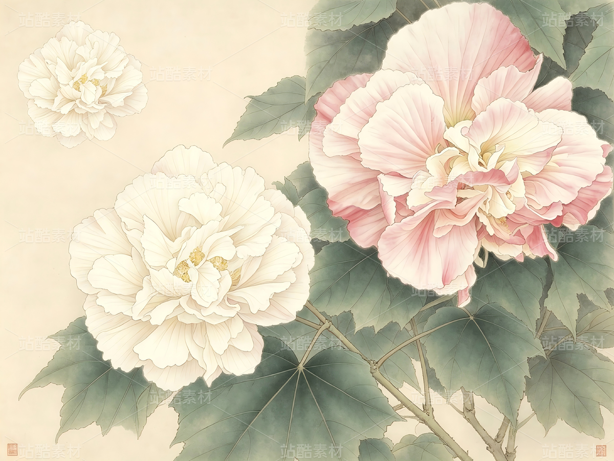 插画绘画 > 工笔画 > 花卉工笔 / 花鸟工笔（主预览-13089151） - 未分类 - 站酷设计师Z494497119原创素材 - 站酷ZCOOL