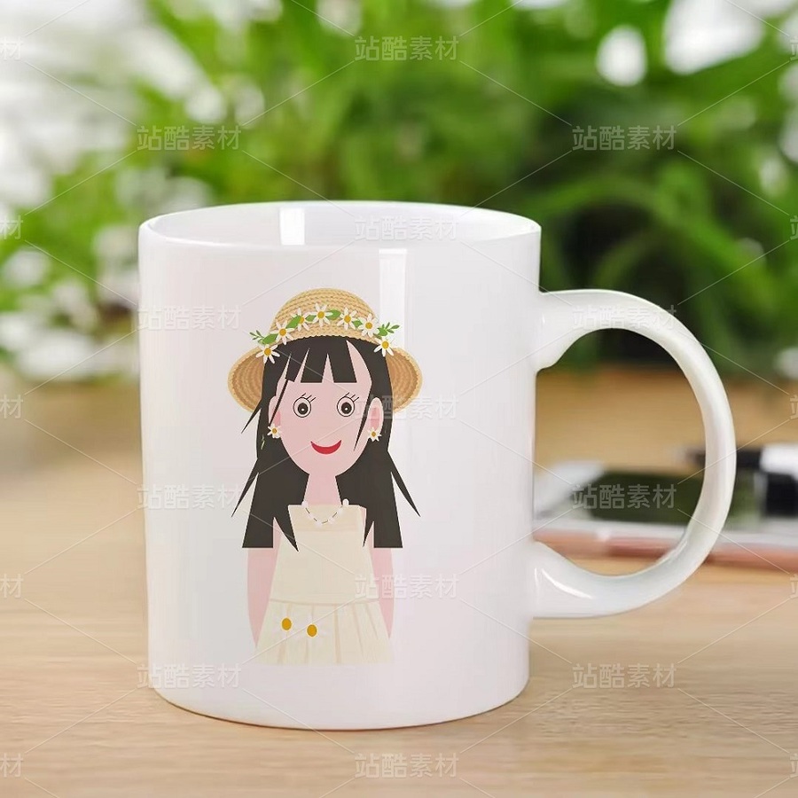 清新雏菊少女扁平风元气少女ip形象(主预览-13089689) - 未分类 - 站酷设计师茉莉花1983原创素材 - 站酷ZCOOL