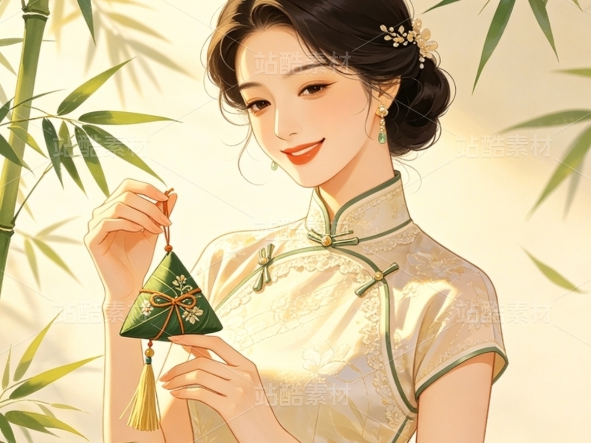 司芷钰·端午雅集 | 国风旗袍美人商业插画素材库(主预览-13090439) - 未分类 - 站酷设计师司芷钰IP主理人原创素材 - 站酷ZCOOL