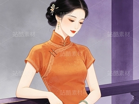 司芷钰·端午雅集 | 国风旗袍美人商业插画素材库(导航-13090446) - 未分类 - 站酷设计师司芷钰IP主理人原创素材 - 站酷ZCOOL