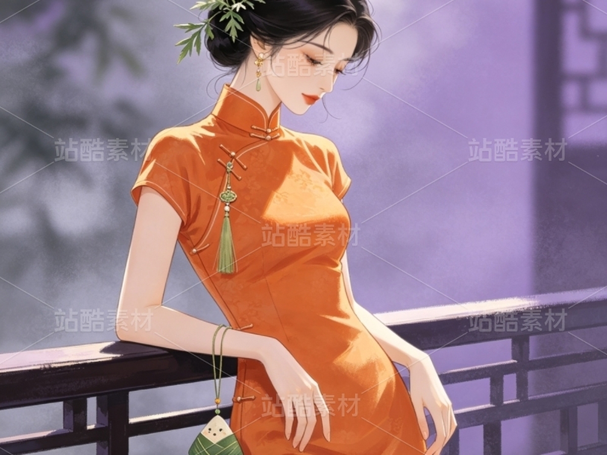 司芷钰·端午雅集 | 国风旗袍美人商业插画素材库(主预览-13090448) - 未分类 - 站酷设计师司芷钰IP主理人原创素材 - 站酷ZCOOL