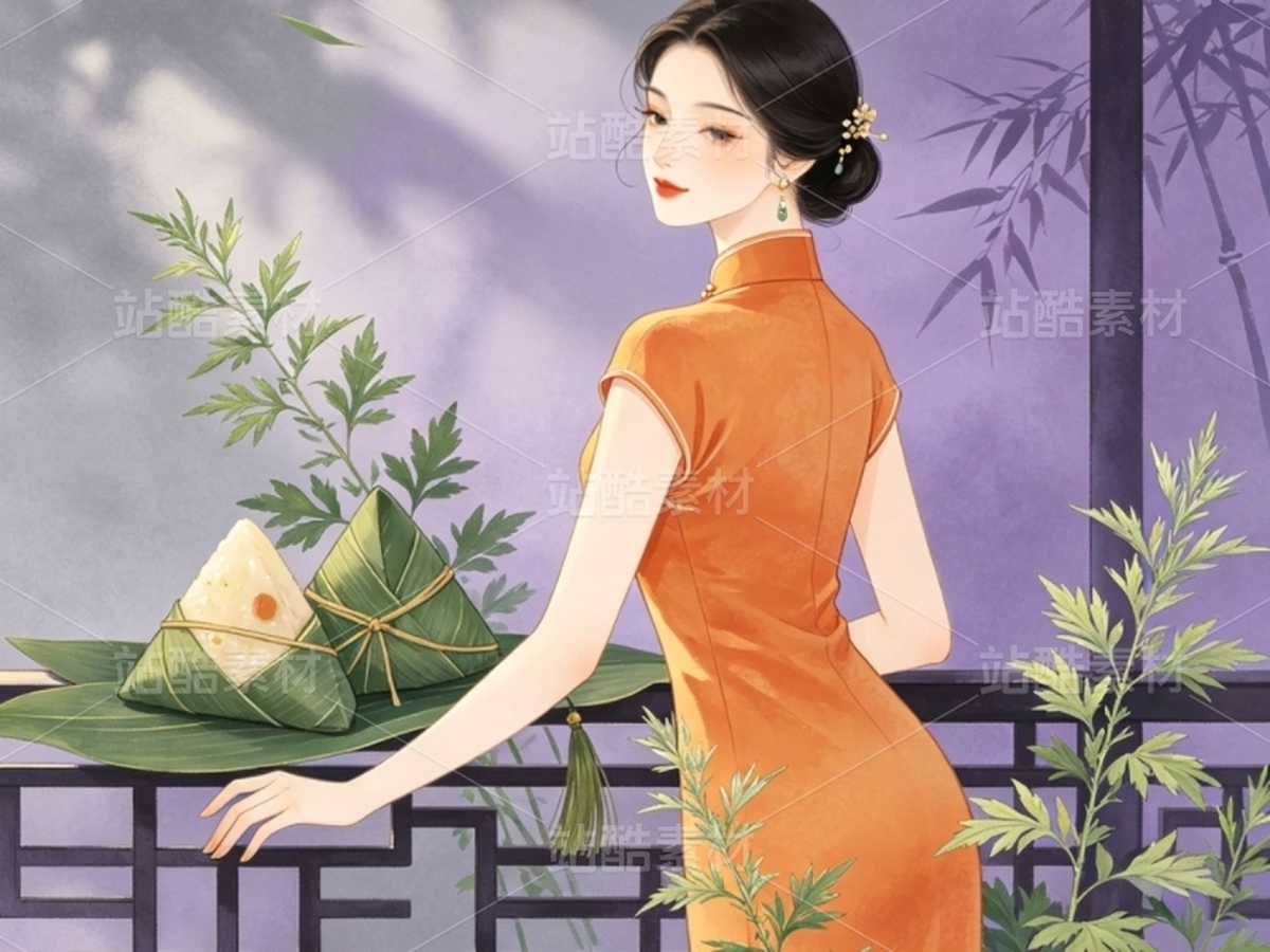 司芷钰·端午雅集 | 国风旗袍美人商业插画素材库(主预览-13090451) - 未分类 - 站酷设计师司芷钰IP主理人原创素材 - 站酷ZCOOL