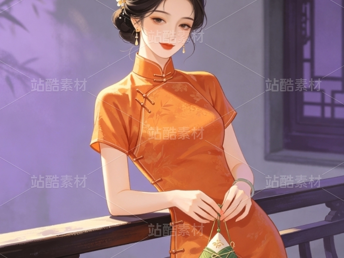 司芷钰·端午雅集 | 国风旗袍美人商业插画素材库(主预览-13090450) - 未分类 - 站酷设计师司芷钰IP主理人原创素材 - 站酷ZCOOL