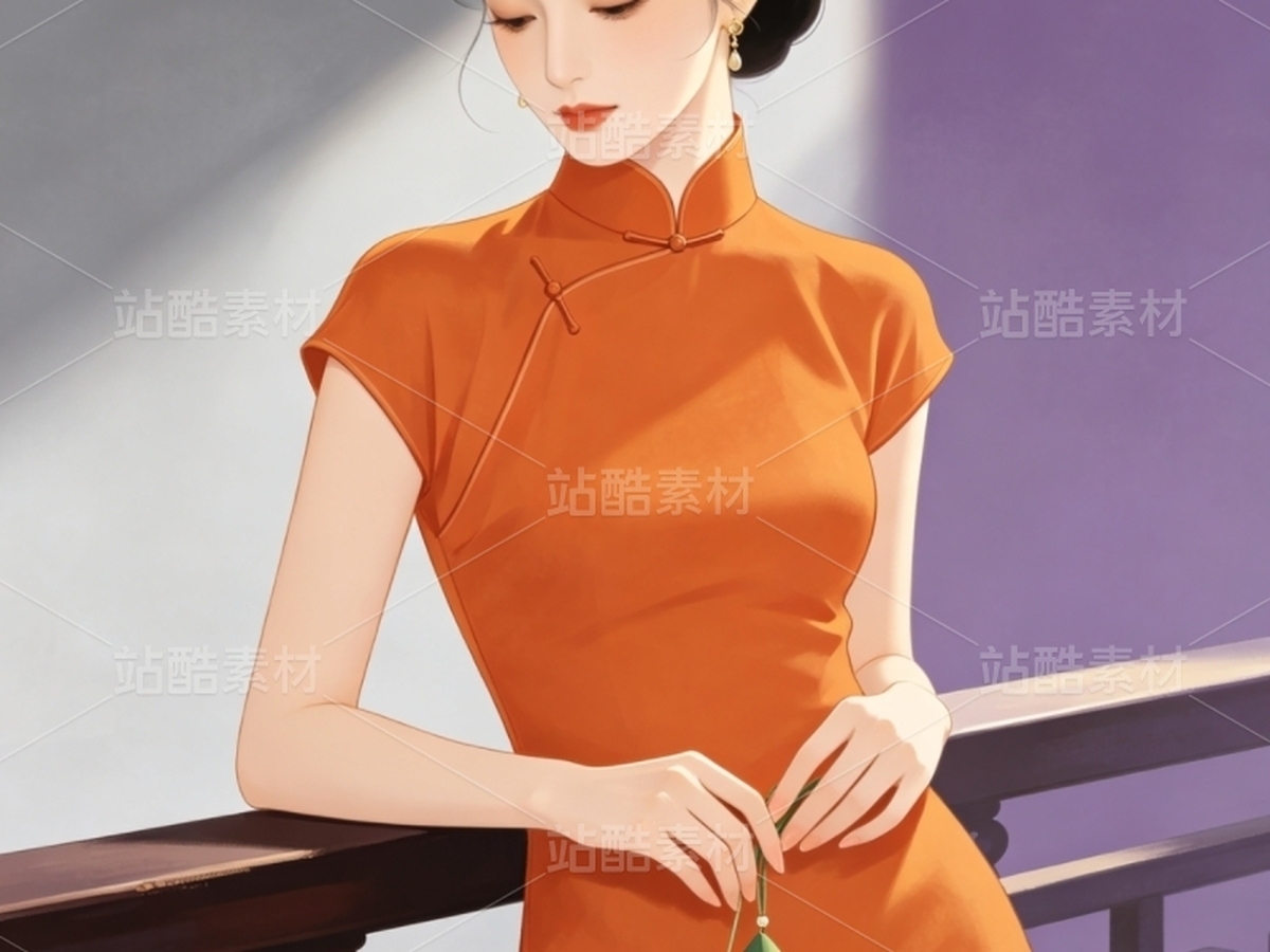 司芷钰·端午雅集 | 国风旗袍美人商业插画素材库（主预览-13090459） - 未分类 - 站酷设计师司芷钰IP主理人原创素材 - 站酷ZCOOL