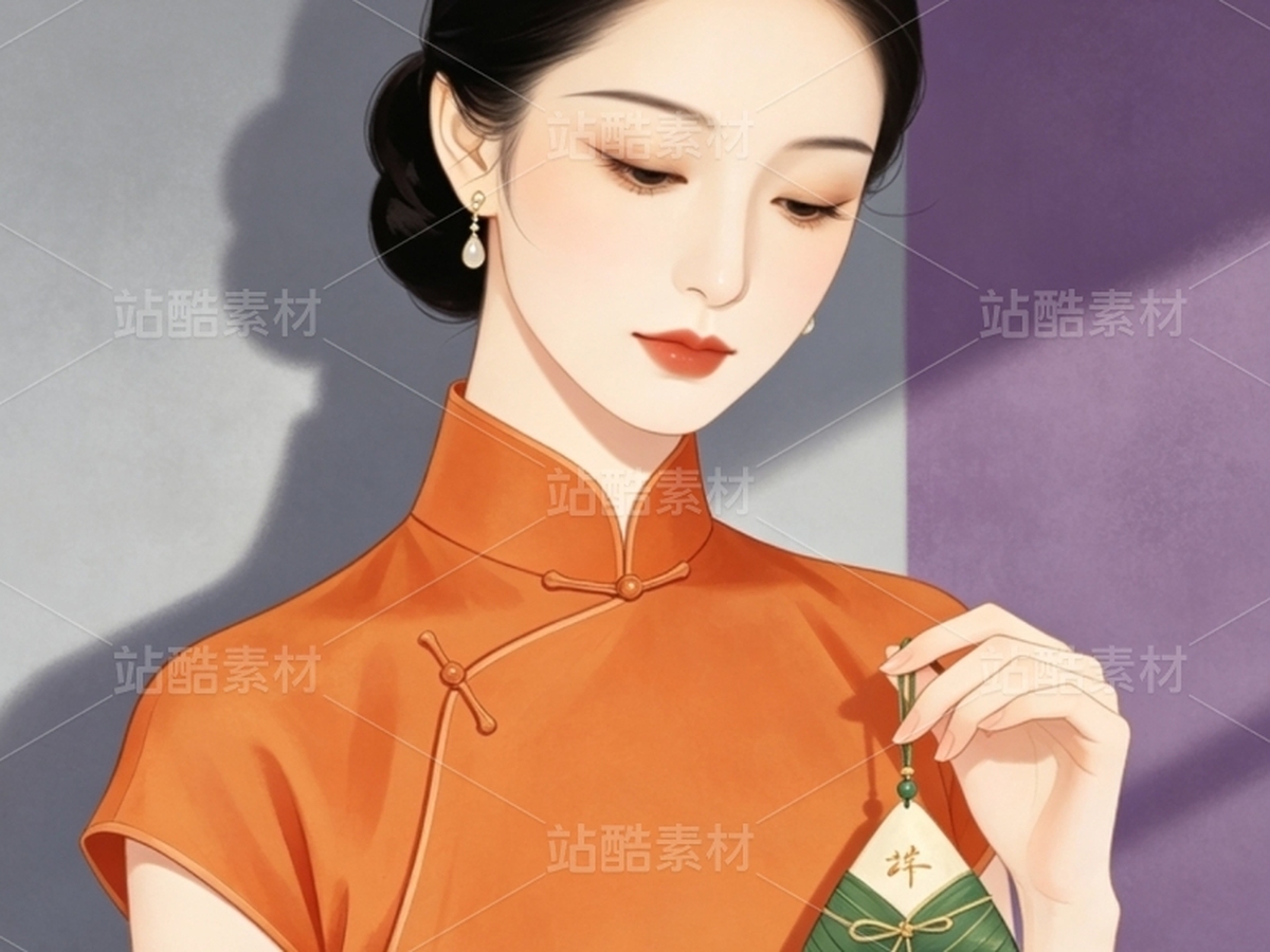 司芷钰·端午雅集 | 国风旗袍美人商业插画素材库（主预览-13090467） - 未分类 - 站酷设计师司芷钰IP主理人原创素材 - 站酷ZCOOL