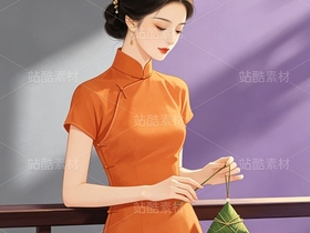 司芷钰·端午雅集 | 国风旗袍美人商业插画素材库（导航-13090463） - 未分类 - 站酷设计师司芷钰IP主理人原创素材 - 站酷ZCOOL