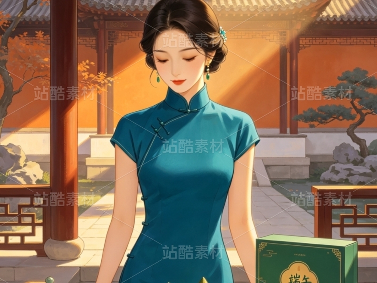 司芷钰·端午雅集 | 国风旗袍美人商业插画素材库(主预览-13090477) - 未分类 - 站酷设计师司芷钰IP主理人原创素材 - 站酷ZCOOL