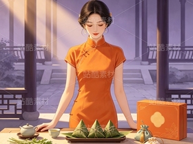 司芷钰·端午雅集 | 国风旗袍美人商业插画素材库(导航-13090480) - 未分类 - 站酷设计师司芷钰IP主理人原创素材 - 站酷ZCOOL
