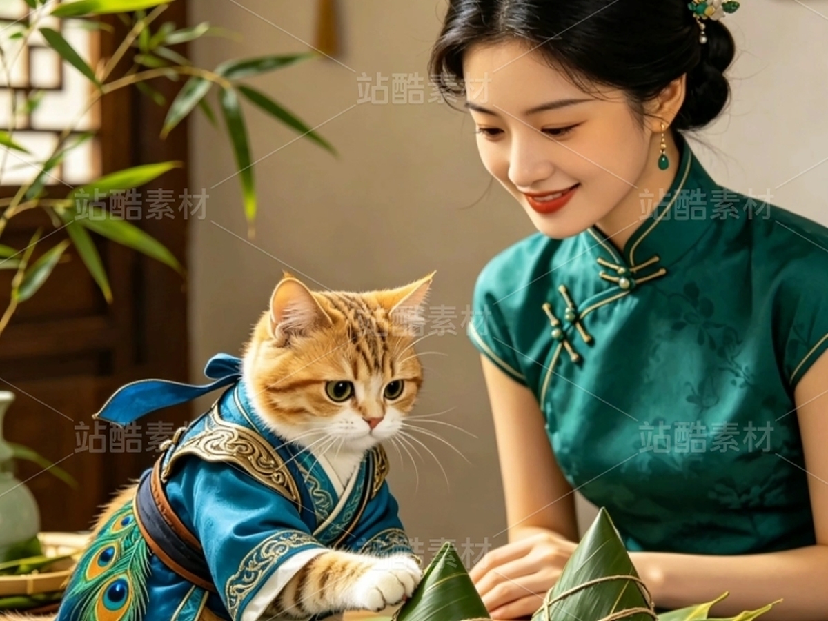 司芷钰·端午雅集 | 国风旗袍美人商业插画系列素材(主预览-13090757) - 未分类 - 站酷设计师司芷钰IP主理人原创素材 - 站酷ZCOOL