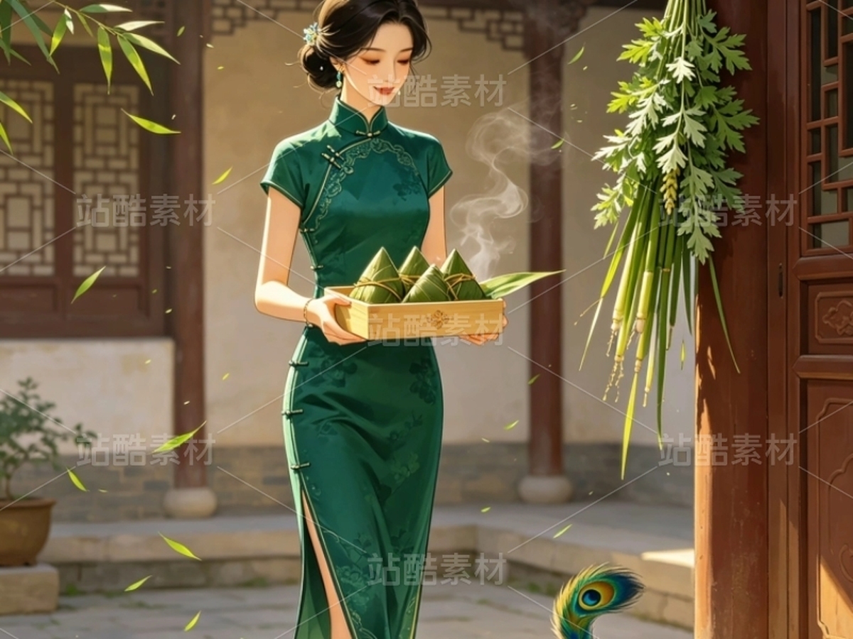 司芷钰·端午雅集 | 国风旗袍美人商业插画系列素材(主预览-13090758) - 未分类 - 站酷设计师司芷钰IP主理人原创素材 - 站酷ZCOOL