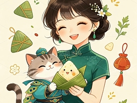 司芷钰·端午雅集 | 国风旗袍美人商业插画系列素材(导航-13090755) - 未分类 - 站酷设计师司芷钰IP主理人原创素材 - 站酷ZCOOL