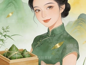 司芷钰·端午雅集 | 国风旗袍美人商业插画系列素材(导航-13090769) - 未分类 - 站酷设计师司芷钰IP主理人原创素材 - 站酷ZCOOL