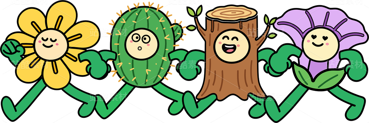 小清新IP形象（主预览-13091236） - 未分类 - 站酷设计师悠哉优仔原创素材 - 站酷ZCOOL