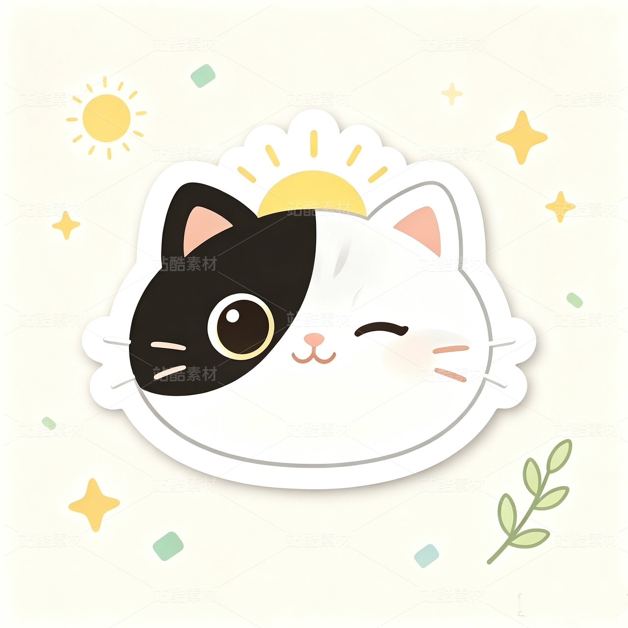 汤圆 & 小太阳贴纸素材包