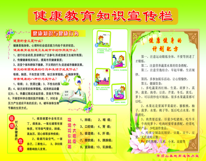 健康教育知识宣传栏