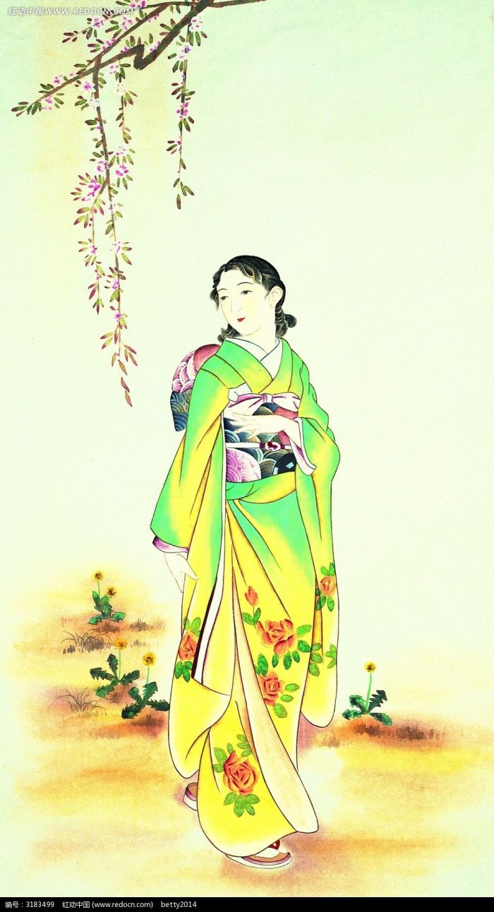 日本和服女人jpg图片 - 搜素材 - 站酷 (zcool)