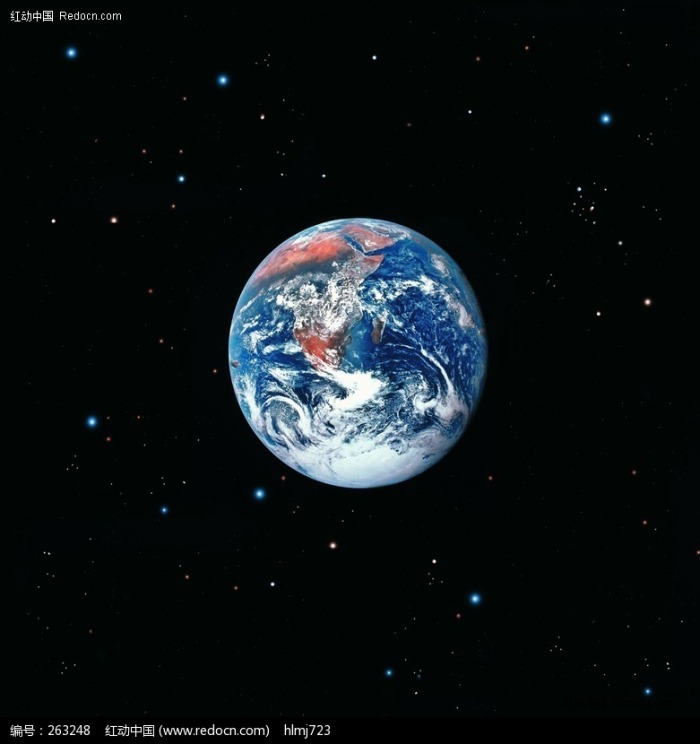 太空里蔚蓝的地球图片