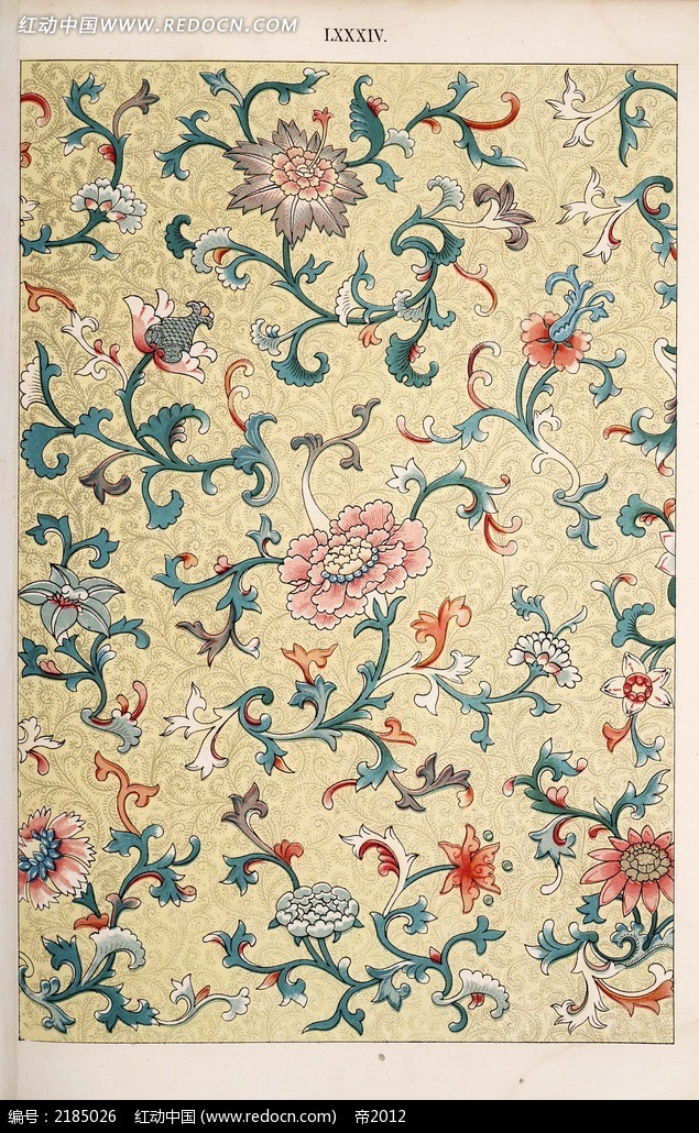 古典宫廷花纹装饰图例图片