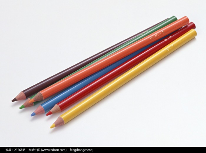 一把彩笔铅笔图片
