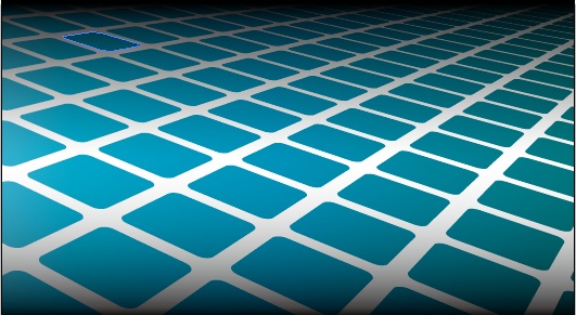 三维空间方格背景矢量图