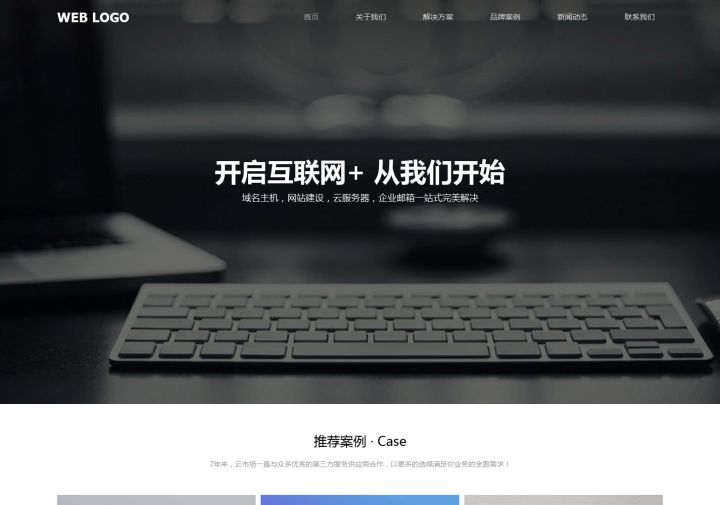 网站建设/软件开发网站模板