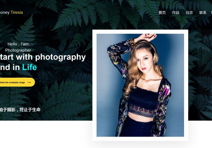 作品集-个人摄影展示网站