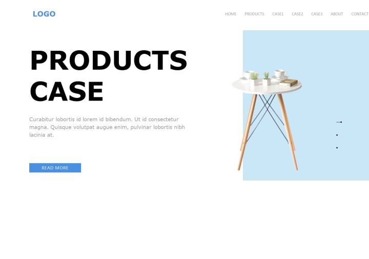 产品案例展示、服务类企业官网