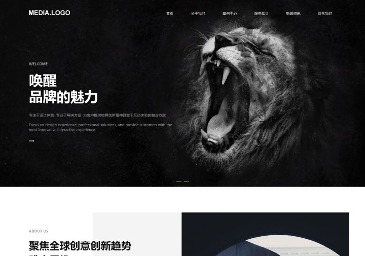 设计工作室类网站